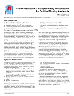 for Certified Nursing Assistants