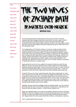 The Two Wives of Zachary Rath--A Short Story by