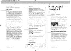 Mont-Dauphin stronghold - Place forte de Mont