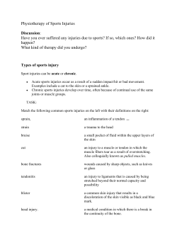 When players have sports injuries, they turn to