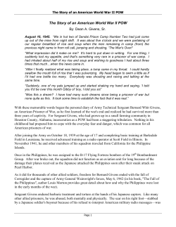 The Story of an American World War II POW