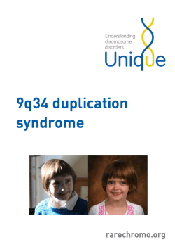 9q34 duplication syndrome