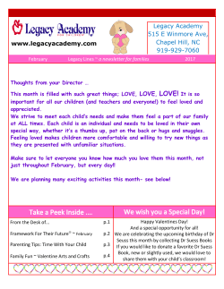 Chapel Hill Legacy Lines February 2017