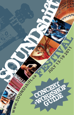 concert +workshop - Graham Blair Designs