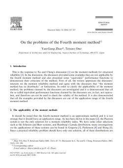 On the problems of the Fourth moment method