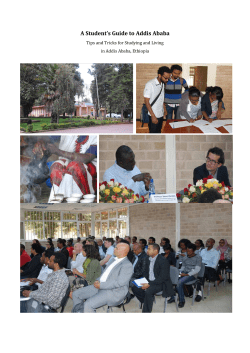 A Student`s Gui A Student`s Guide to Addis Ababa