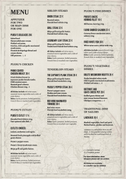 PUOSU`S DELICACIES 20&euro; PANKO COATED CHICKEN BREAST