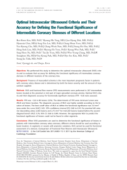 Optimal Intravascular Ultrasound Criteria and Their Accuracy for