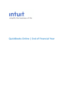 QuickBooks Online | End of Financial Year
