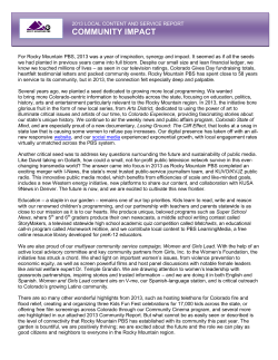 community impact - Amazon Web Services