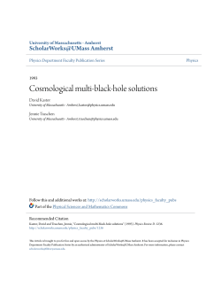 Cosmological multi-black-hole solutions