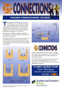Mains Trenching Guide Colour 2012