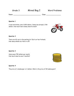 Grade 3 mixed math problems and word problems
