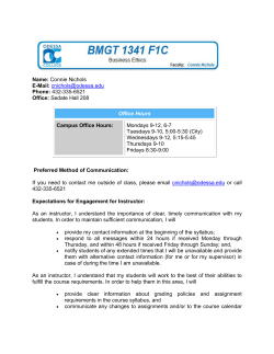 Syllabus - Odessa College