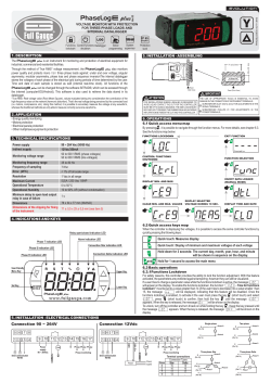 Product Manual - Full Gauge Controls