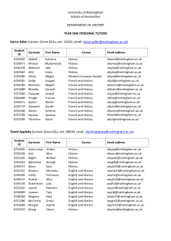 Lenton Grove B15a, ext - University of Nottingham