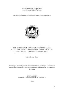 Repositório da Universidade de Lisboa