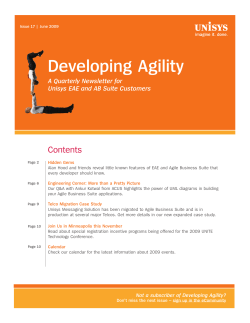 Developing Agility
