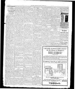 SEVEN FURNITURE DAYS - NYS Historic Newspapers