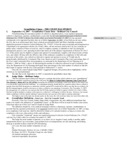 Grandfather Clause &ndash; THE COURT HAS SPOKEN I. September 14