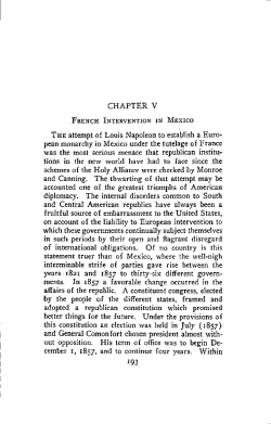 CHAPTER V THE attempt of Louis Napoleon to establish a Euro