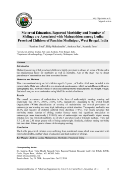 - International Journal of Pediatrics