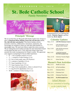 Family Bulletin 12-14-16