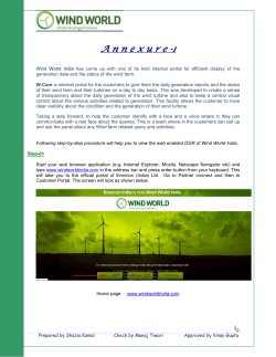 User Manual - Wind World India
