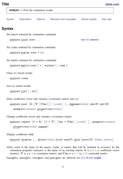 P - Stata