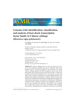 Genome-wide identification, classification, and - Funpec-RP