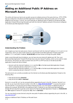 Adding an Additional Public IP Address on Microsoft Azure