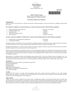 Cobalt&trade; MV Bone Cement