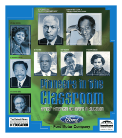 Dr. William (Bill) H. Cosby Jr. 2004 Ford Freedom Award Scholar Dr