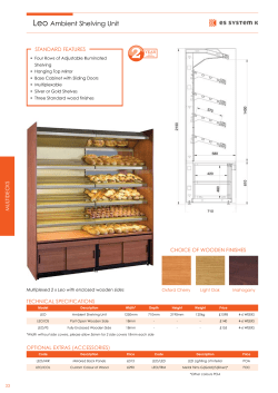 Leo Ambient Shelving Unit