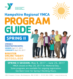 spring ii - Hampshire Regional YMCA