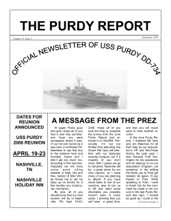 THE PURDY REPORT