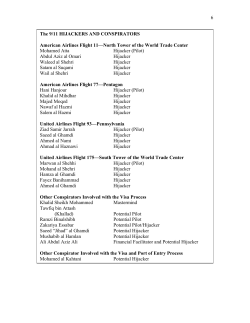 9/11 hijackers