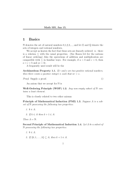 1 Basics - Mathematics and Computer Science