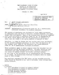 California 90036 October 9, 1969 F