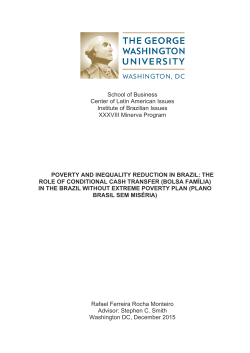 School of Business Center of Latin American Issues Institute of