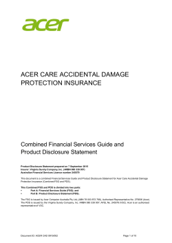 acer care accidental damage protection insurance