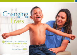 Changing Lives - Edward M. Kennedy Community Health Center