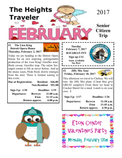 2017 The Heights Traveler - City of Dearborn Heights