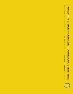 Harvest on the Horizon: Future Uses of Agricultural Biotechnology