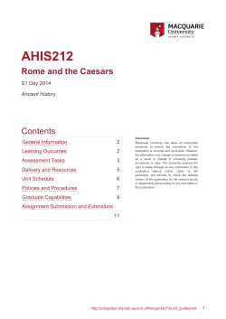 as PDF - Unit Guide