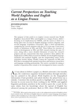 Current Perspectives on Teaching