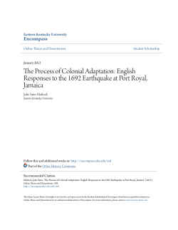 The Process of Colonial Adaptation: English - Encompass