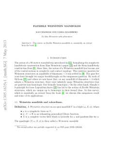 Flexible Weinstein manifolds