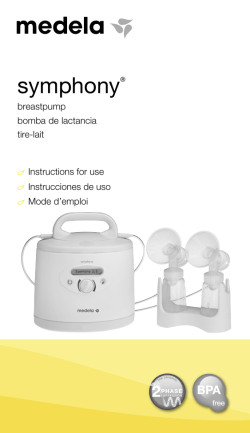 Symphony Breastpump Instructions for Use