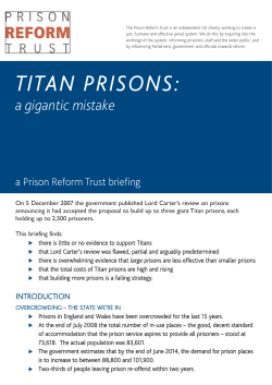 Titan Prisons: A Gigantic Mistake